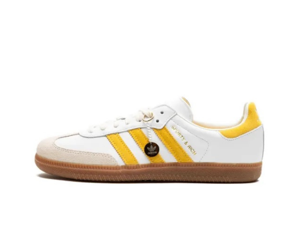 Adidas Samba OG "SPORTY & RICH - White Bold Gold" sneakers