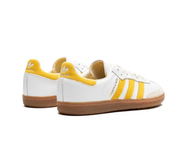Adidas Samba OG "SPORTY & RICH - White Bold Gold" sneakers