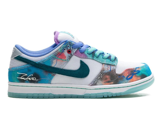 Nike x Futura Laboratories SB Dunk Low "Bleached Aqua" sneakers