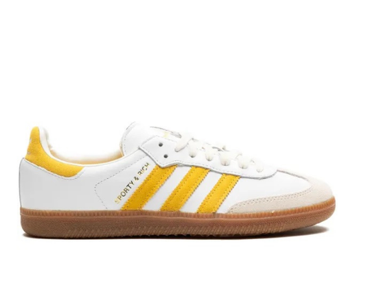 Adidas Samba OG "SPORTY & RICH - White Bold Gold" sneakers